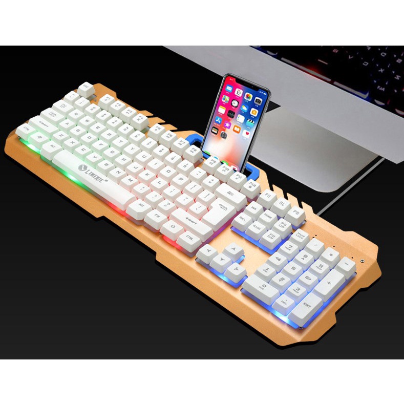 Bàn Phím Limei K21 Có Dây Chuyên Game Có Đèn LED Phát Sáng Thiết Kế Hiện Đại Phong Cách