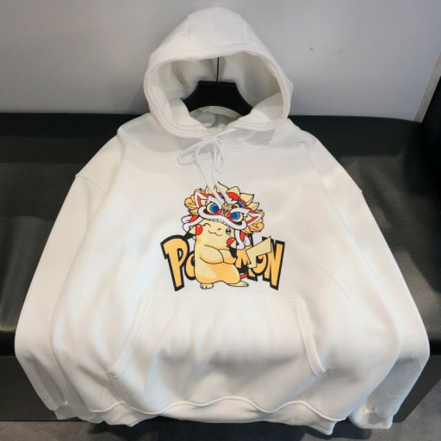 Hoodie Hoạt Hình Unisex 3 màu Trắng/Đen/Vàng | BigBuy360 - bigbuy360.vn