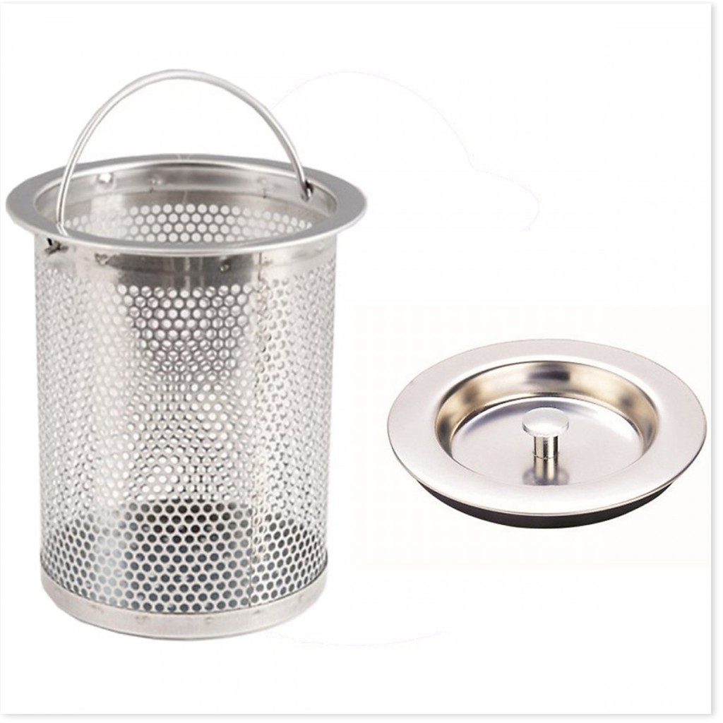 Bộ lọc rác bồn rửa chén inox dễ dàng thay thế cho gia đình