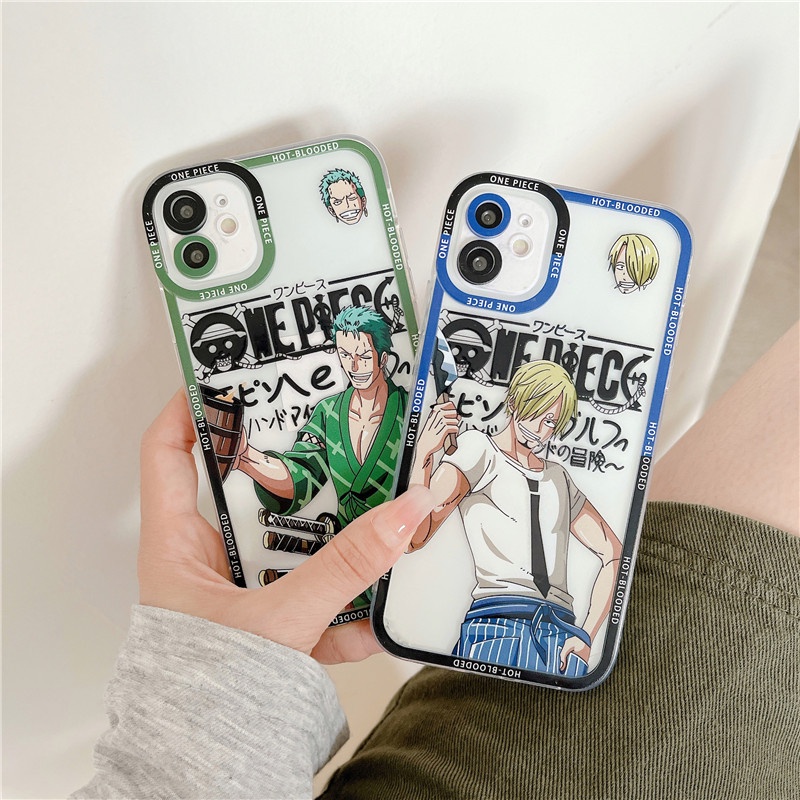 Ốp Điện Thoại Mềm In Hình One Piece Cho iPhone 13 12 11 Pro Max 6 6s 7 8 Plus X Xs Max XR