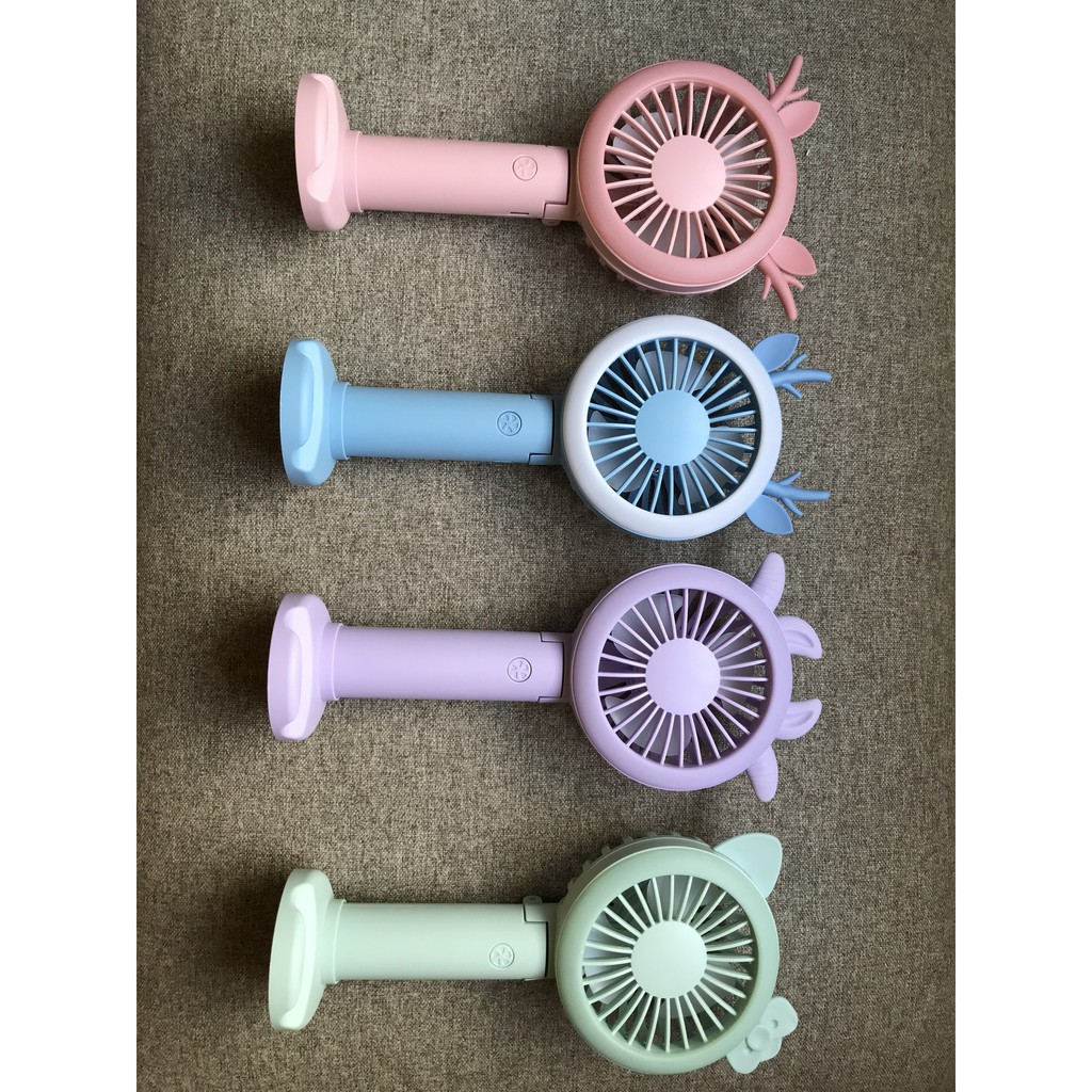 [Chính hãng] Quạt cầm tay mini IMEBOBO, Quạt cầm tay mini tai thú, Quạt 3 tốc độ, Quạt cảm ứng mini tặng kèm 4 cặp nơ | BigBuy360 - bigbuy360.vn