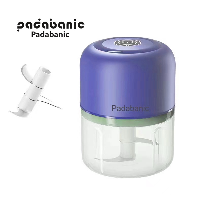 Padabanic 117 Máy Xay Thịt Xay Tỏi Ớt Đa Năng Sạc Tích Điện USB Tiện Lợi