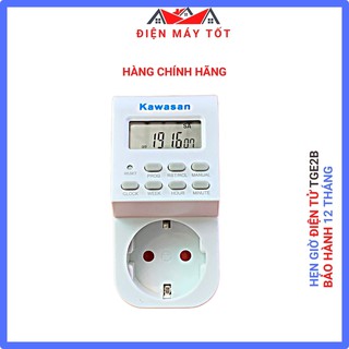 Công tắc hẹn giờ thông minh điện tử TGE2B Kawasan , ổ cắm hẹn giờ kỹ thuật số ,Timer hẹn giờ, công tắc thời gian