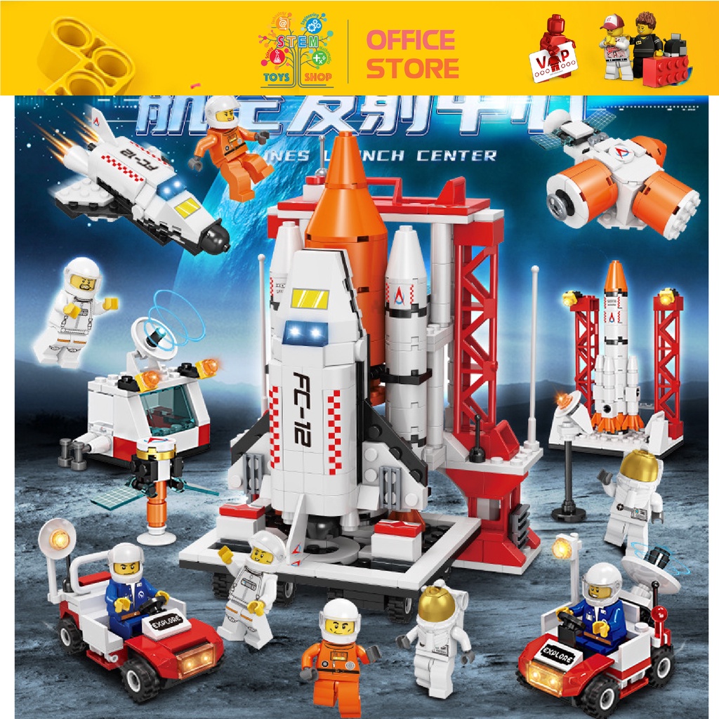Bộ Đồ Chơi Lắp Ghép Lego Tàu Vũ Trụ Con Thoi Phi Hành Gia Khám Phá Không Gian Thông Minh Cho Bé - MỚI