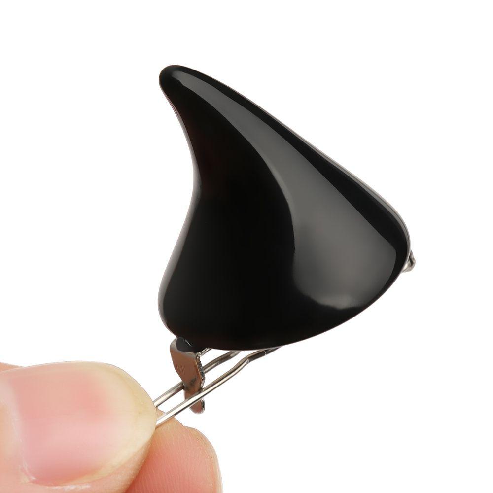 1 Cặp Kẹp Tóc Hình Sừng Bò Phong Cách Gothic Cho Nữ