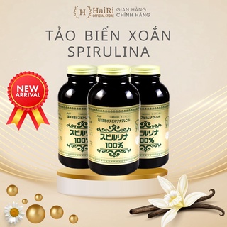 Tảo Biển Xoắn Spirulina Nhật Bản Hộp 2200 Viên tảo biển xoắn Spirulina