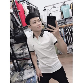 Áo thun nam cổ bẻ VL viền cổ tay TM