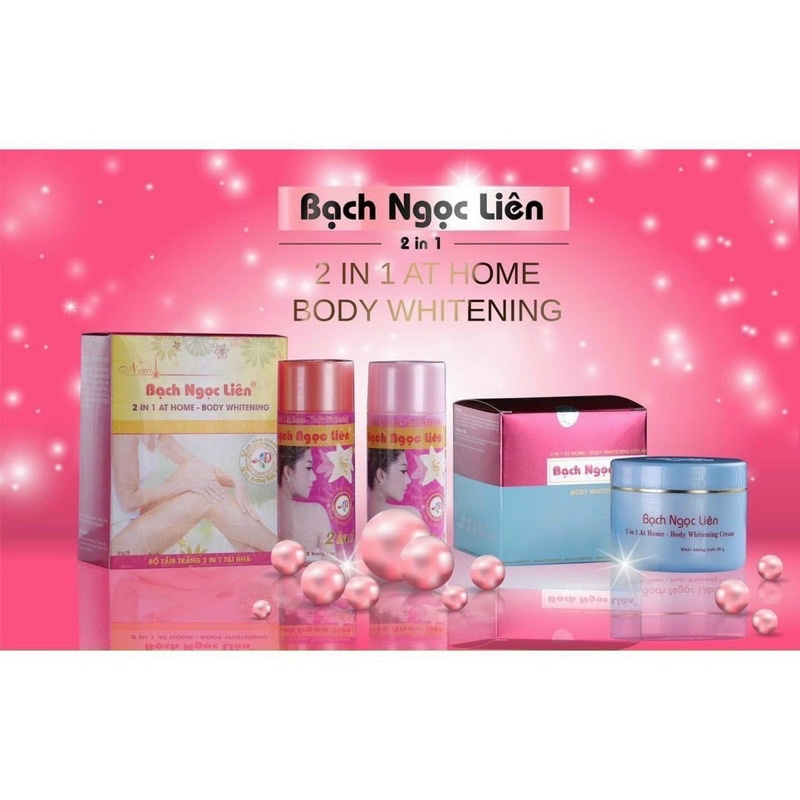 KEM DƯỠNG TRẮNG DA BODY BẠCH NGỌC LIÊN 2in1