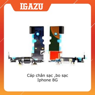 Cáp chân sạc / bo sạc iphone 8 / 8g zin bóc máy - igazu