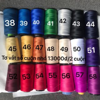 set 3 cuộn Tơ vắt sổ 150d