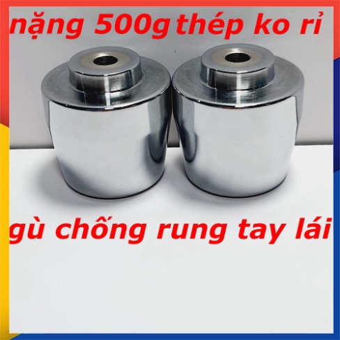 Gù Chống Rung Tay Lái SH 350i Thép Ko Rỉ 500g Hàng Zin Tháo Xe Lắp Wave Anpha 2017-2022, Wave RS Tặng Kèm Cục Căn và Ốc