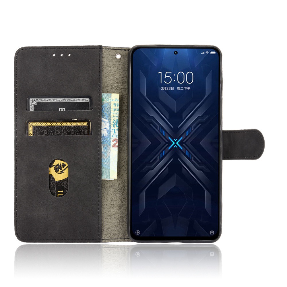 Bao da điện thoại PU TPU mềm có khóa từ tính nắp lật và ngăn đựng thẻ cho Xiaomi Black Shark 4 Pro