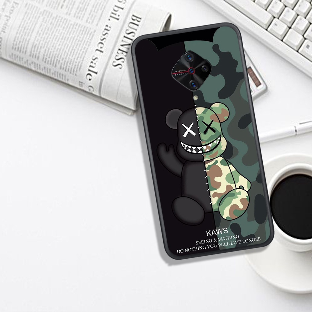 [HOT]ỐP VIVO S1 - S1 PRO , In Hình Gấu Robot họa tiết L-V màu sắc cực đẹp.