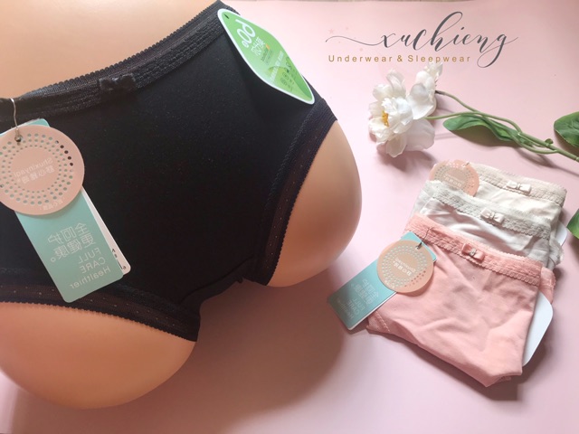 [CLIP TỰ QUAY] QUẦN LÓT COTTON SIÊU MỎNG THẤM HÚT TỐT 8818