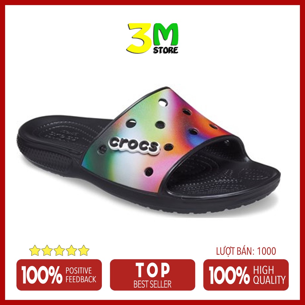 Dép Quai Ngang, Dép Lê Cross Slide Classic camo họa tiết Unisex Êm, Bền, Đẹp Nhiều Màu