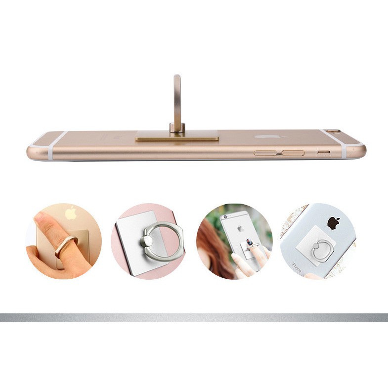 Combo 10 Nhẫn Đỡ Điện Thoại Xoay 360 Độ Đeo Ngón Tay Siêu Dễ Thương