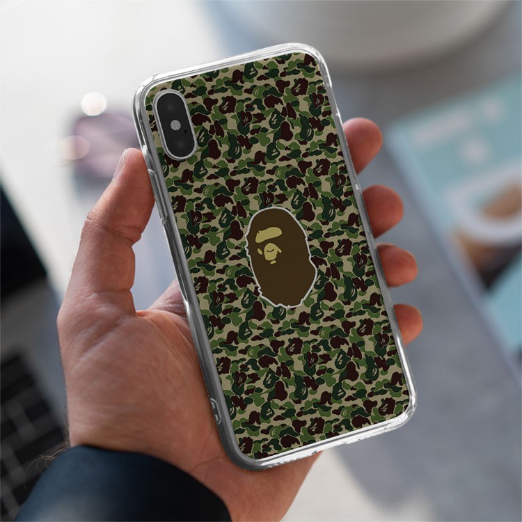 Ốp lưng logo BAPE KOOL ngầu cho Iphone 5 6 7 8 Plus 11 12 Pro Max X Xr BAPPOD00185