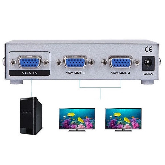 Bộ chia VGA 1 ra 2 MT-Viki 1502