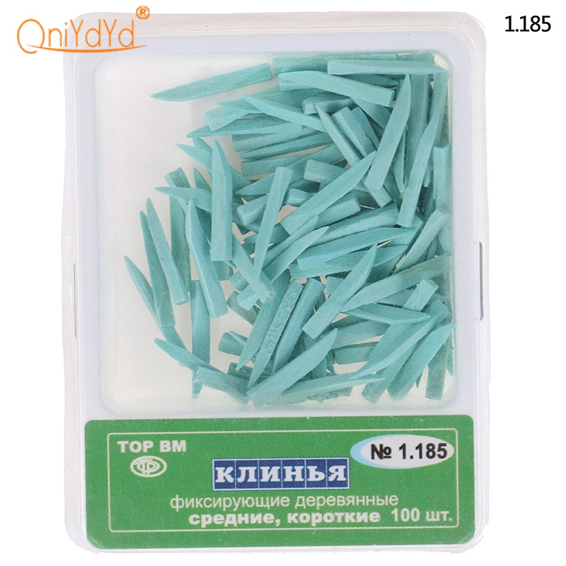 Kqhl # Bộ 100 Miếng Gỗ Chêm Cố Định Nha Khoa