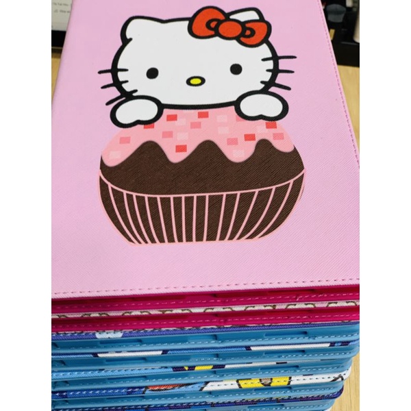Bao da Samsung Tab A8 X200 X205 kitty doremon siêu dễ thương hàng chuẩn loại 1