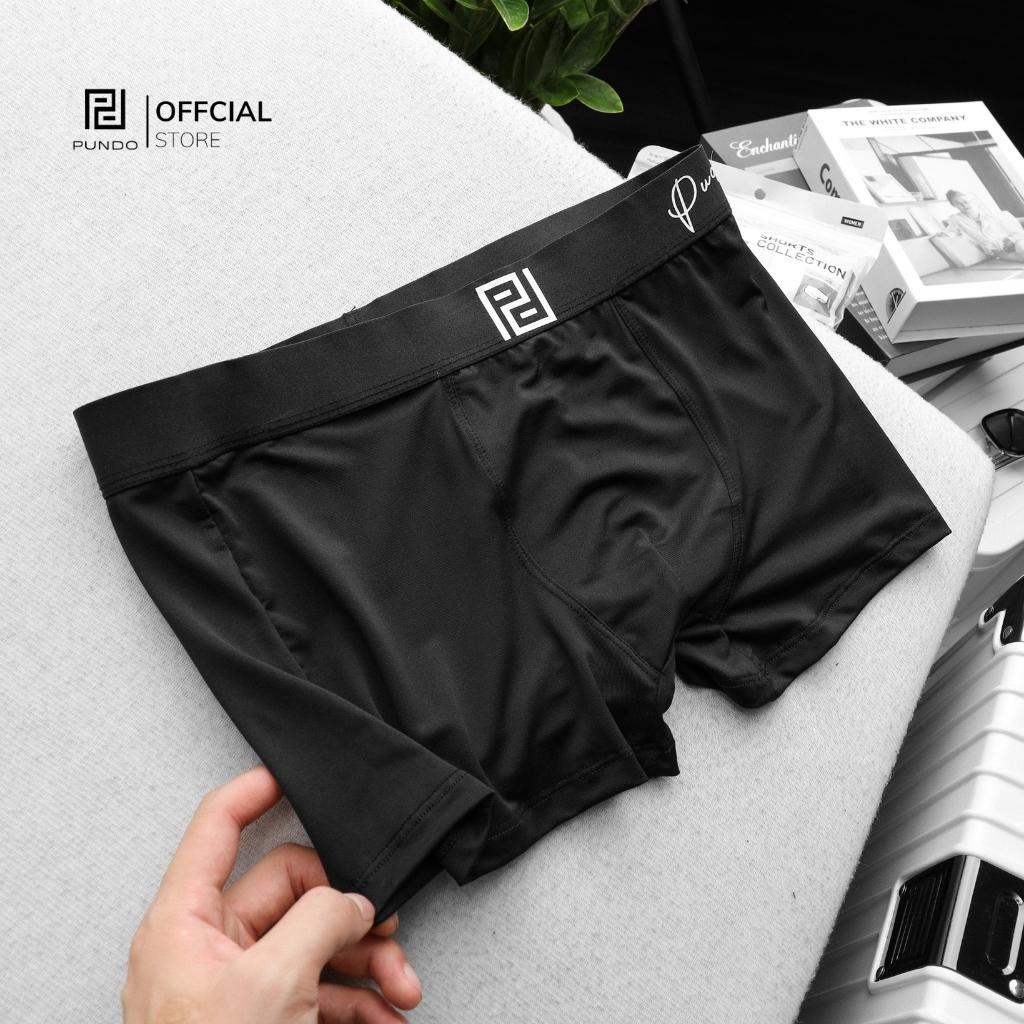 Quần boxer nam PUNDO chất cotton cao cấp co giãn 4 chiều thoải mái thấm hút tốt QLPD04