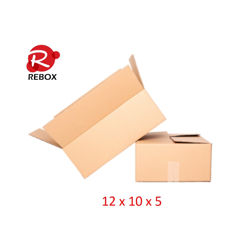 12x10x5 cm - Combo 25 hộp carton gói hàng cod giá rẻ