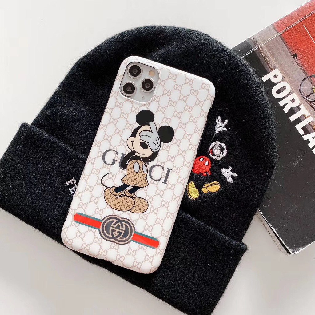 Ốp Điện Thoại Mềm Nhám Hình Chuột Mickey Cao Cấp Cho IPhone12 12ProMax 12Mini IPhone11 X XS XR XSmax 7+ 8 8+ | BigBuy360 - bigbuy360.vn