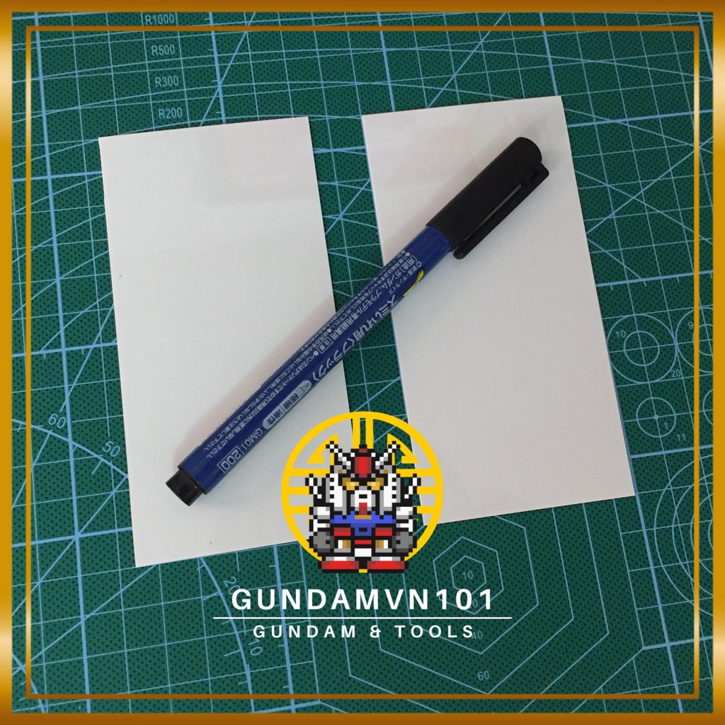BỘ 2 TẤM BÌA NHỰA PLA PLATE SIZE NHỎ 120*60 MM - Bìa ABS custom mod mô hình quân sự thủ công nhà búp bê Gundam Gunpla
