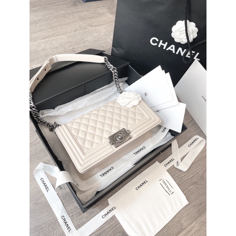 Túi xách nữ khoá bạc về 2 size 20-25 Fullbox bill