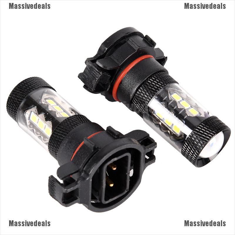 2 Bóng Đèn Phá Sương Cho Xe Hơi Psx24W H16 5202 160w Led 144 Smd