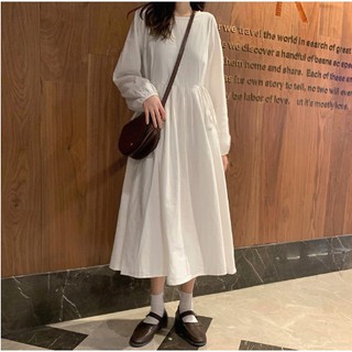[Hàng Order] Đầm váy babydoll dáng dài ulzzang đầm nữ váy nữ Đ42