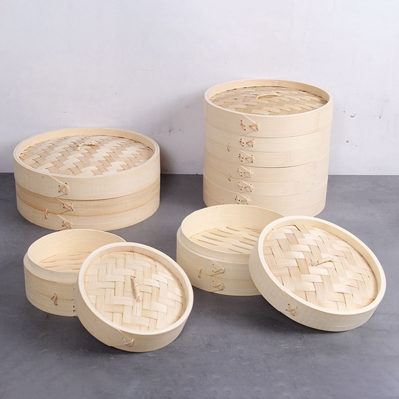 Xửng Hấp Bánh Bao Bằng Tre Thủ Công