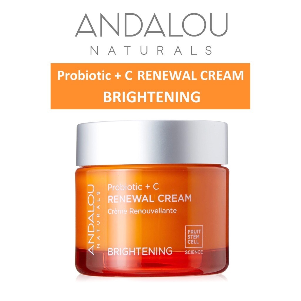 Kem dưỡng tái tạo da ANDALOU NATURALS PROBIOTIC + C RENEWAL CREAM BRIGHTENING 50ml