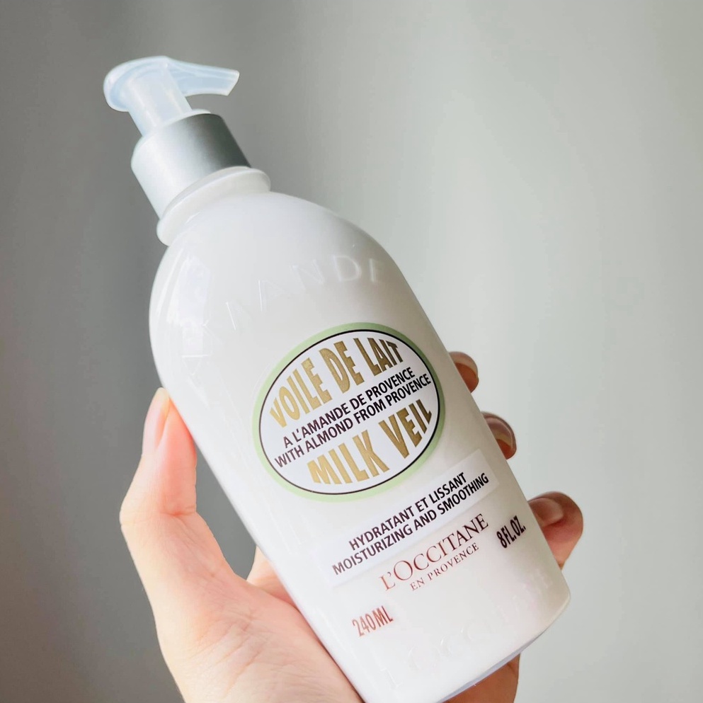 SẴN - Sữa Dưỡng Thể Hạnh Nhân L’Occitane Almond Milk Veil - DƯỠNG ẨM LOCCITANE 240ML