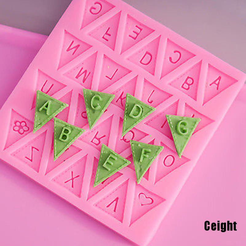Khuôn Làm Bánh Chất Liệu Silicone Hình 26 Chữ Cái