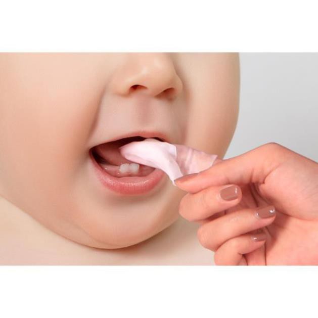 Rơ Lưỡi Đông Fa - Làm sạch lưỡi, răng miệng của bé (Bịch 10 hộp, hộp 5 cái)