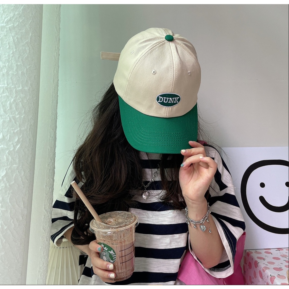 Mũ lưỡi trai phối chất liệu vải kaki cao cấp, form mềm, phong cách nón lưỡi trai Hàn Quốc