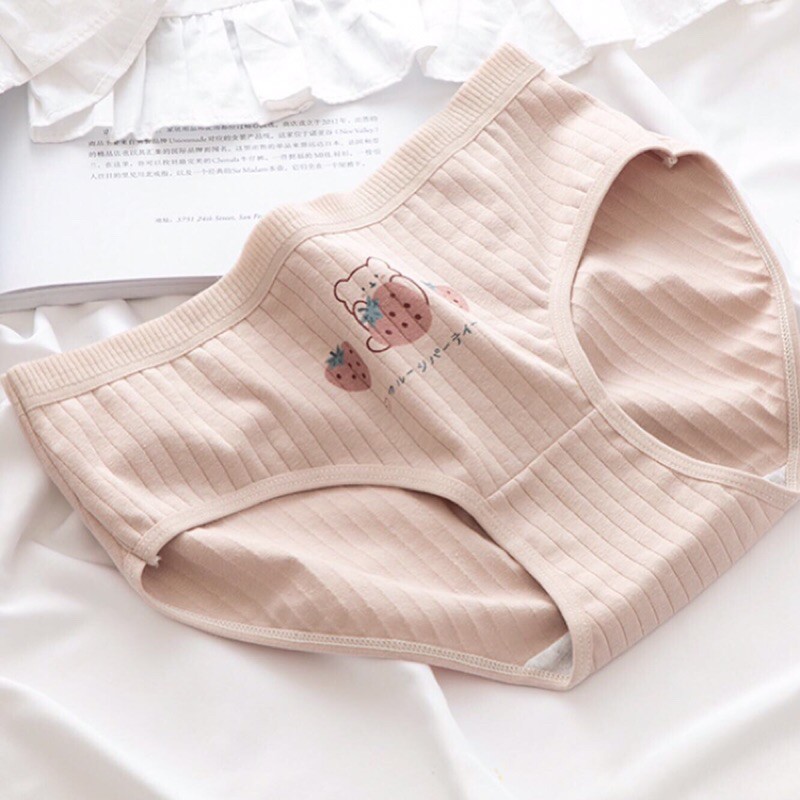 [ DÂU TÂY ] Set 5 Quần Chip Cute - Cotton Co Dãn Thoải Mái - Đủ Size - Có Thể Làm Quà Tặng - Kèm Túi Zip - 5 Quần Xinh !