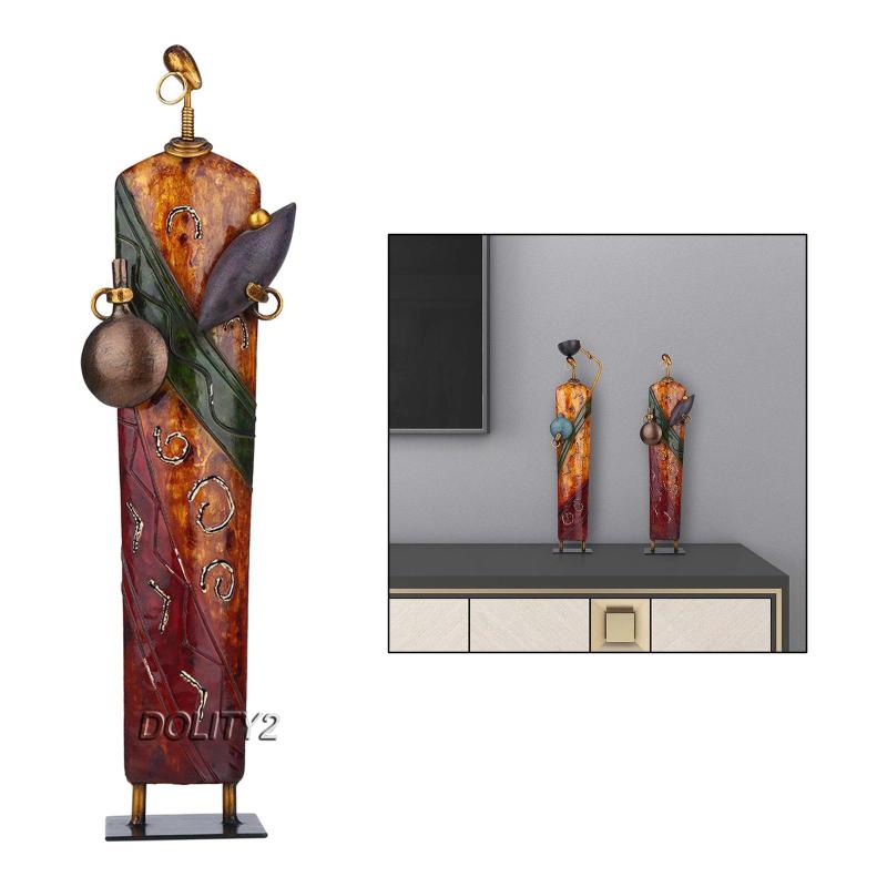 [Dolity2] Tượng Nữ Châu Phi Châu Phi Đứng Để Bàn Trang Trí Nghệ Thuật Retro