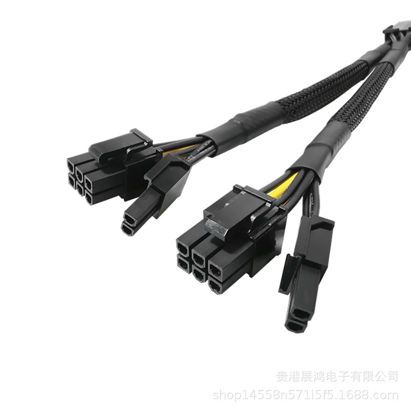 Cáp Chia Nguồn PCI-e 8 Pin 8Pin Female Sang Dual 8 (6+2Pin) Male