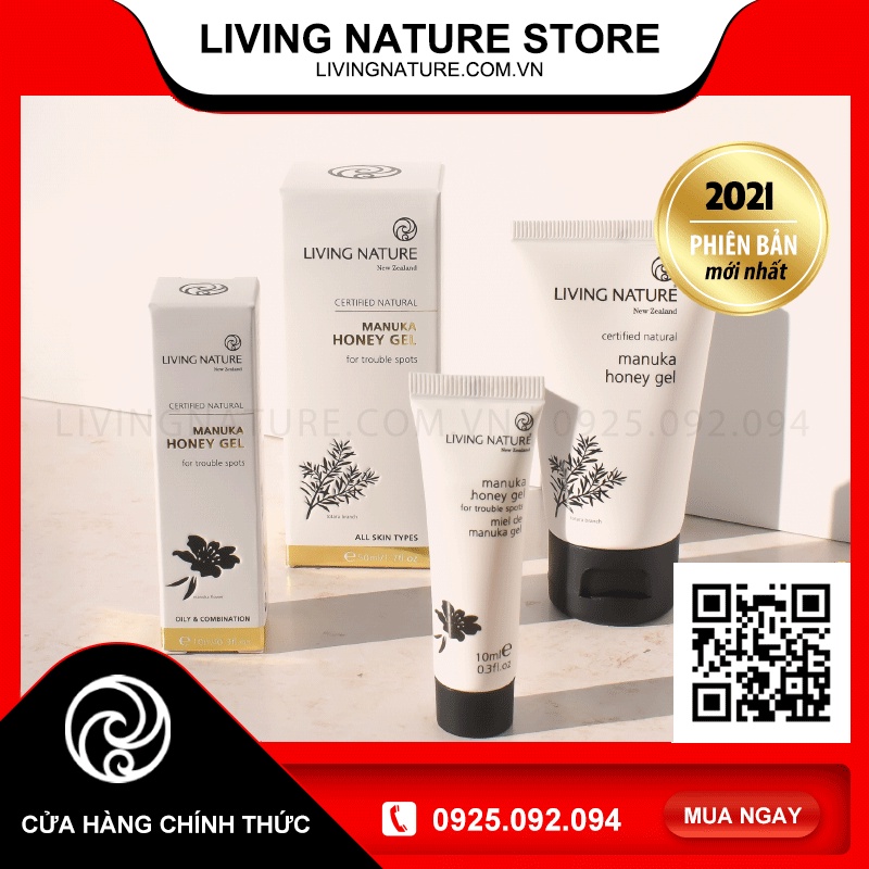 Gel mụn Living Nature Manuka Honey Gel 50ml | BigBuy360 - bigbuy360.vn