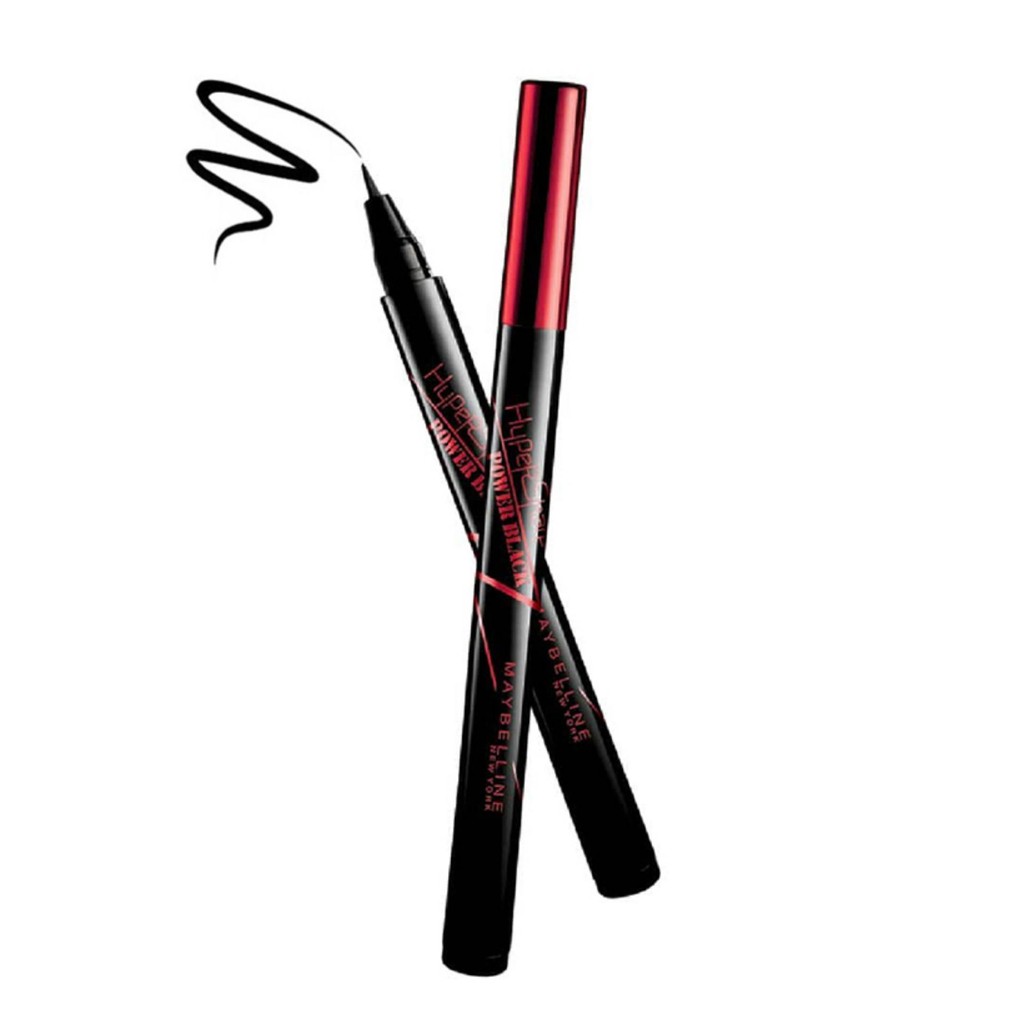 Bút Kẻ Mắt Nước Đen Tuyền Không Lem Không Trôi Maybelline New York HyperSharp Power Liner Waterproof 0.5g (Đỏ đen)