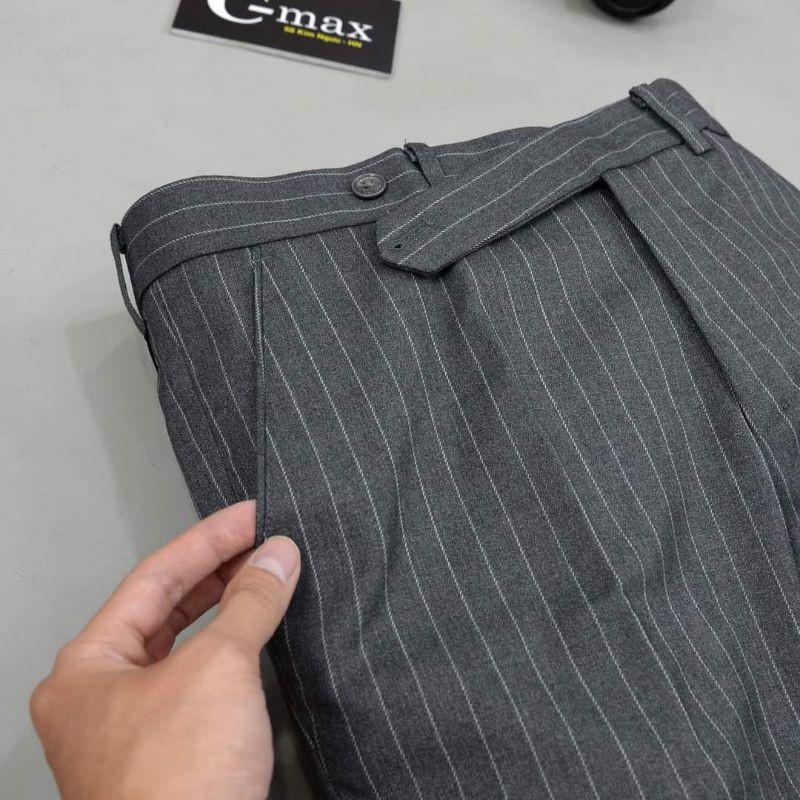 Quần âu nam kẻ sọc cao cấp