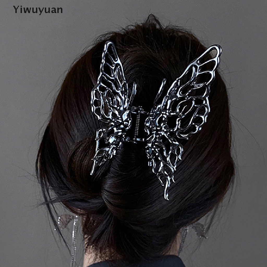 Kẹp Tóc Kim Loại Hình Bướm 3D Thời Trang Cho Nữ