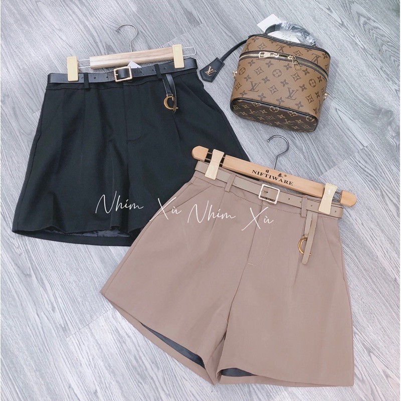 quần sooc kèm đai