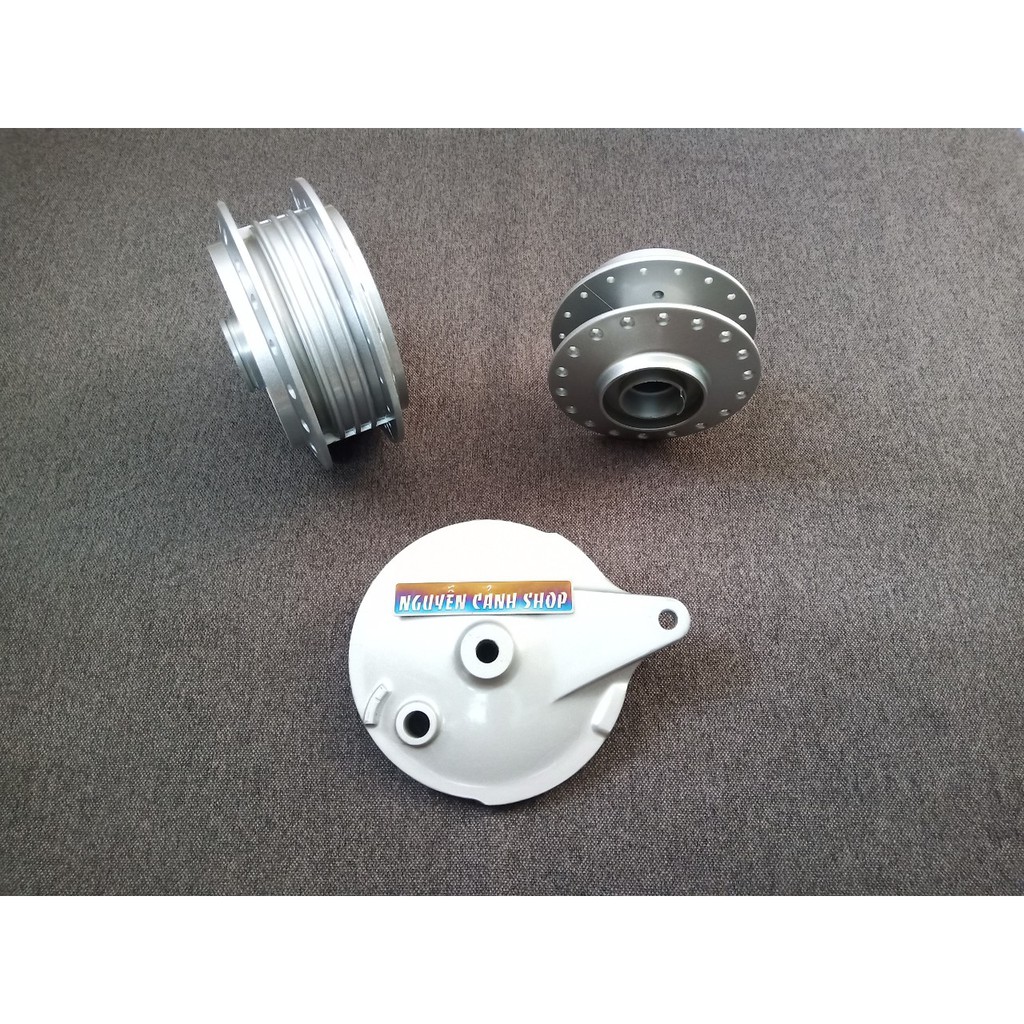 Đùm trước sau sirius wave s110 má đùm luôn 3 món