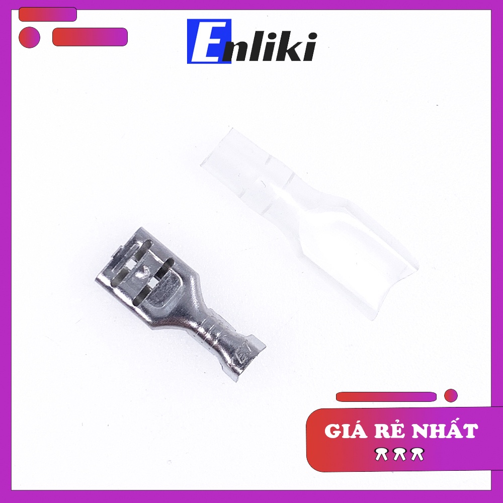 Đầu Cốt Bọc Nhựa 6.3mm