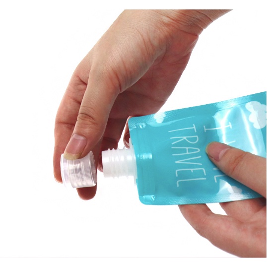 Túi Chiết Mỹ Phẩm/ Dầu Gội 100ml Nhiều Hoạ Tiết Cho Du Lịch H232