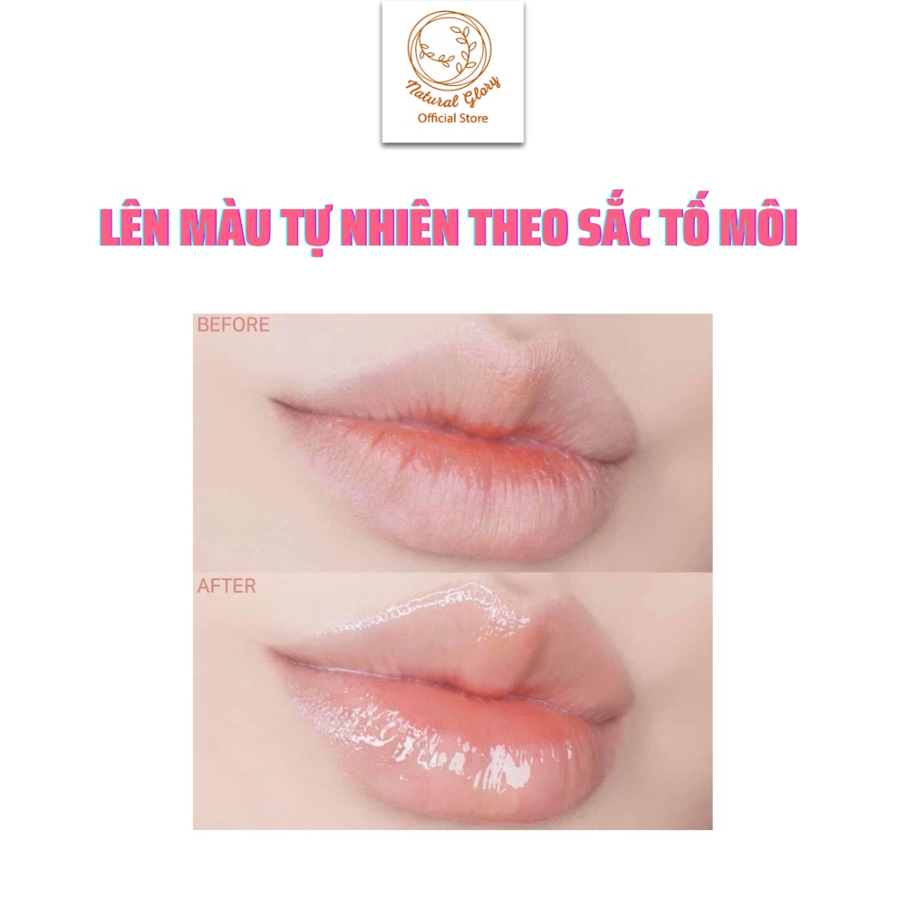 Son dưỡng môi đổi màu YNM Rainbow Honey Lip Balm 3.2g dưỡng ẩm môi khô, làm mặt nạ ngủ