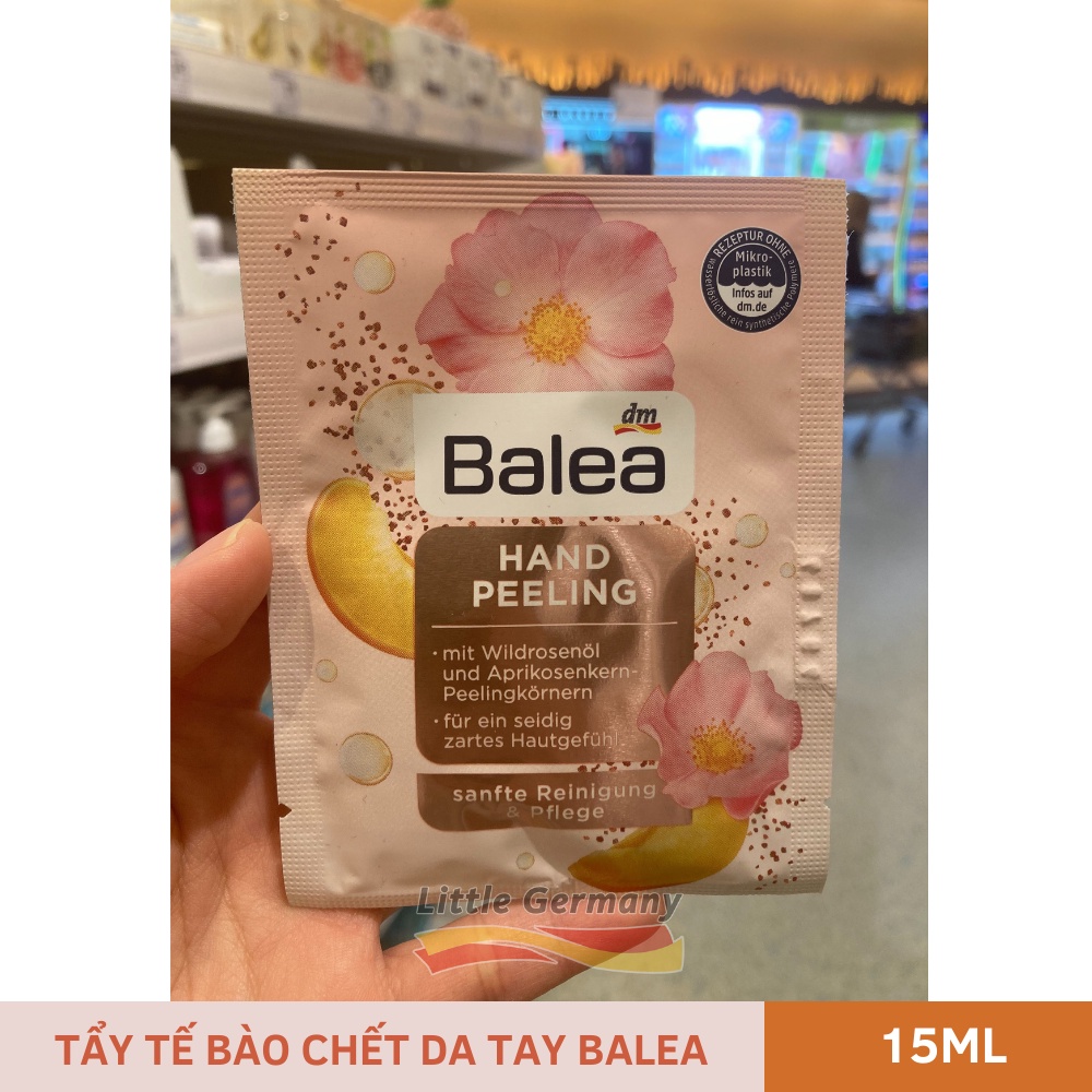 Mặt Nạ Tay - Tẩy Tế Bào Chết Chết Da Tay Balea - 15ML - Hàng Nội Địa Đức